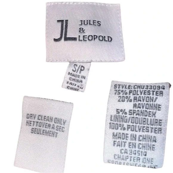 JULES & LEOPOLDO WOMENS SM PETITE BURGUNDY BLAZER JACKET W/ ANIMAL PRINT CAMI - Picture 6 of 6